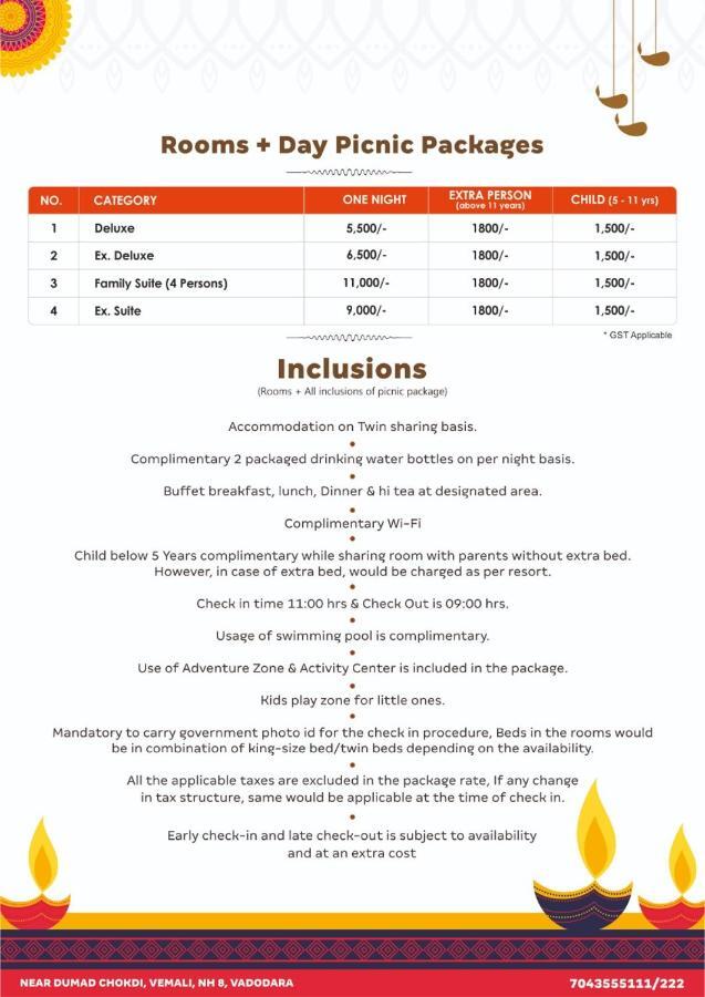Banyan Paradise Resort Vadodara Eksteriør billede